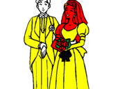 Desenho Marido e esposa III pintado por mirella