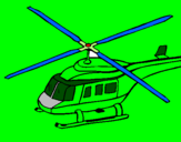 Desenho Helicoptero  pintado por saun