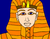 Desenho Tutankamon pintado por gonçalinho