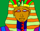 Desenho Tutankamon pintado por ygor cezar