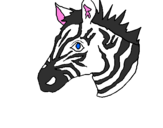 Desenho Zebra II pintado por Bibi