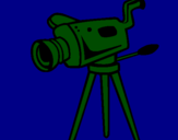 Desenho Câmera de cinema pintado por rodrigo