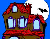 Desenho Casa do mistério pintado por igor pokemon