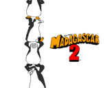Desenho Madagascar 2 Pingüinos pintado por  vbnm