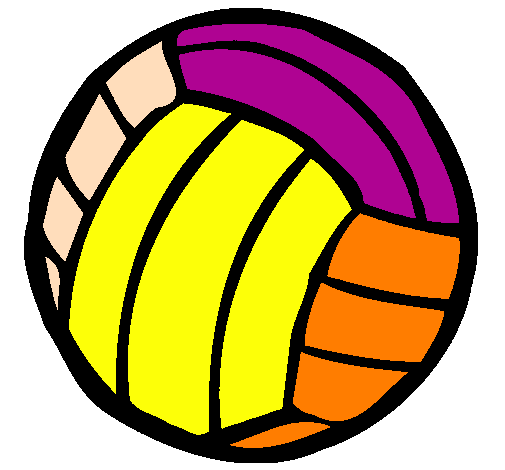 Desenho Bola de voleibol pintado por Rosa M.B 
