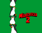 Desenho Madagascar 2 Pingüinos pintado por gabriel