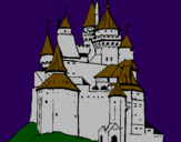 Desenho Castelo medieval pintado por andrius
