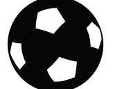 Desenho Bola de futebol II pintado por fat