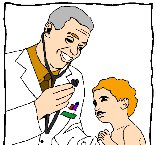 Médico com o estetoscópio