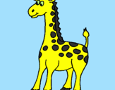 Desenho Girafa pintado por NIQUE