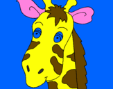 Desenho Cara de girafa pintado por JAVIER saez     4
