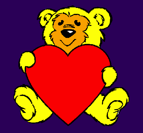 Urso apaixonado