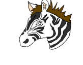 Desenho Zebra II pintado por enzo de castro