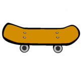 Desenho Skate II pintado por anna  carolina