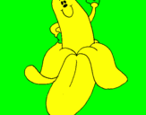 Desenho Banana pintado por giovannaanna