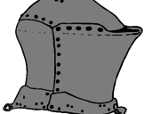 Desenho Capacete de cavaleiro  pintado por gabriel