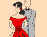 Desenho Marido e esposa II pintado por michelli