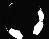 Desenho Bola de futebol II pintado por Brena