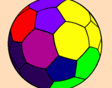 Desenho Bola de futebol II pintado por FRED