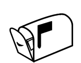 Desenho Caixa de correio pintado por aline
