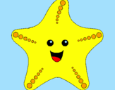 Desenho Estrela do mar pintado por little star