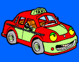 Desenho Herbie Taxista pintado por valeta