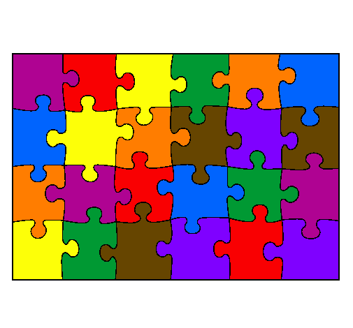 Desenho de Quebra-cabeça para Colorir - Colorir.com
