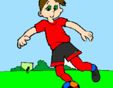 Desenho Jogar futebol pintado por juliocesar