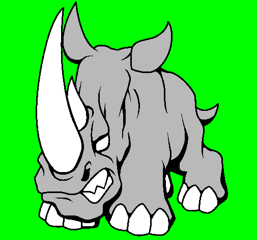 Desenho Rinoceronte II pintado por MARCO