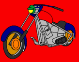 Desenho Moto pintado por victor gabriel