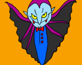 Desenho Vampiro aterrorizador pintado por ygor cezar