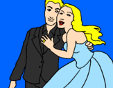 Desenho Marido e esposa pintado por jasmim