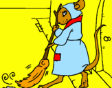Desenho La ratita presumida 1 pintado por  trepal