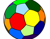 Desenho Bola de futebol II pintado por João pedro ios-BA