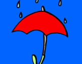 Desenho Guarda-chuva pintado por diogo