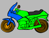 Desenho Motocicleta pintado por david21