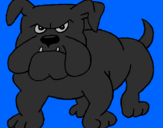 Desenho Cão Bulldog pintado por gabriel   14