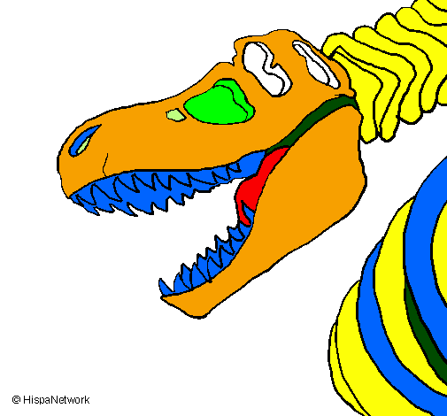 Esqueleto tiranossauro rex