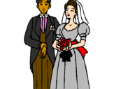 Desenho Marido e esposa III pintado por denilze