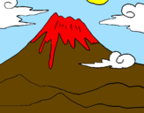 Desenho Monte Fuji pintado por rrrrrrrrrrrrr