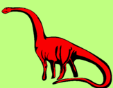 Desenho Mamenquissauro pintado por pedro  henrique