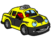 Desenho Herbie Taxista pintado por jeferson