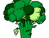 Desenho Brócolos pintado por Belen