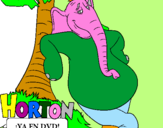 Desenho Horton pintado por lu