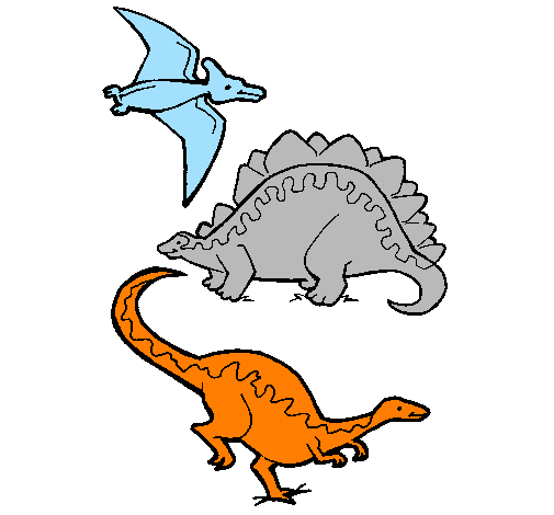 Três classes de dinossauros