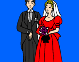 Desenho Marido e esposa III pintado por Leticia