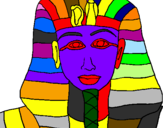 Desenho Tutankamon pintado por marc