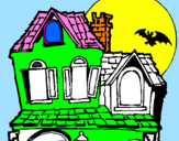 Desenho Casa do mistério pintado por TWZSDGNXHJDKCXSAAD       