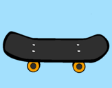 Desenho Skate II pintado por Diogo