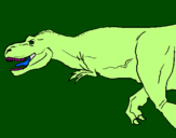 Desenho Tiranossaurus Rex pintado por vinicius
